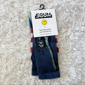 Scum Huddled Masses Sarcastic Statue Liberty socks quirky fashion statement